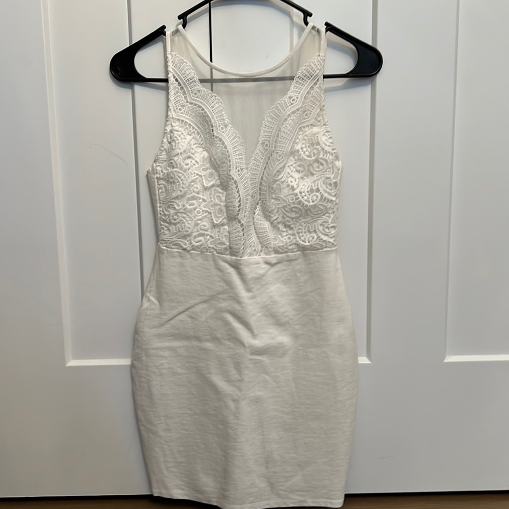 Lulus Bodycon Plunge Back Dress